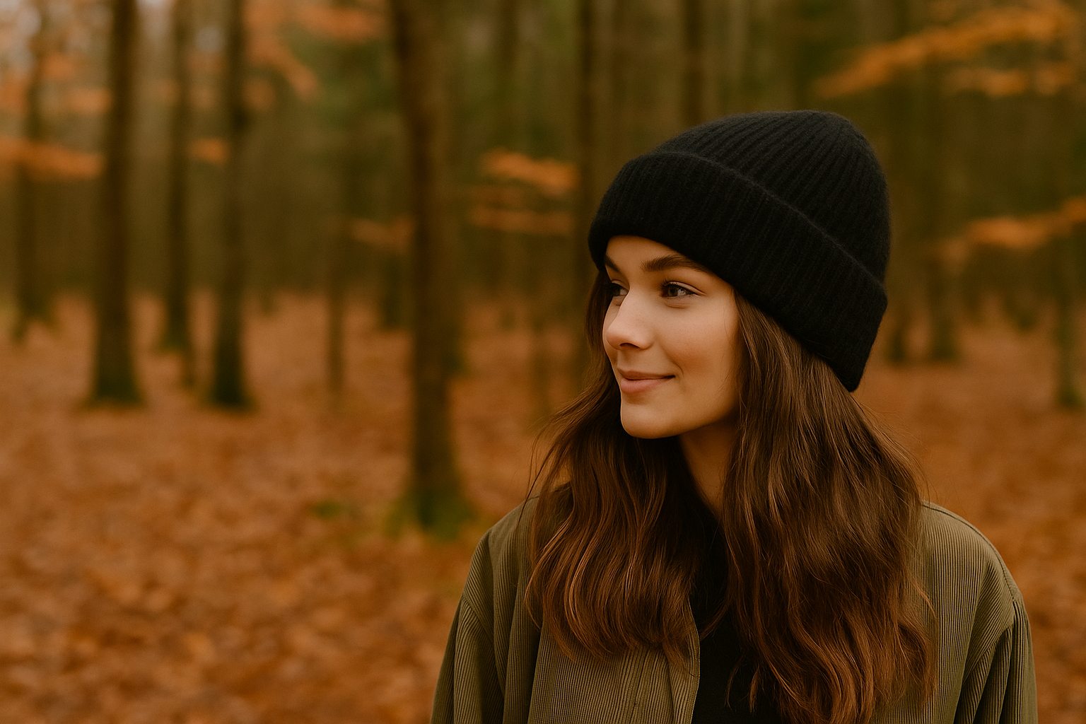 Vrouw met warme cashmere muts van Mutsjes by Mills – stijlvol, zacht en cozy